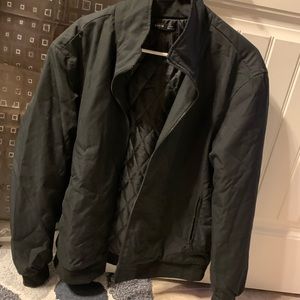 men’s medium black bomber jacket